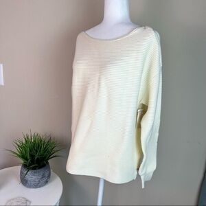 14th and Union womens boatneck ribbed sweater